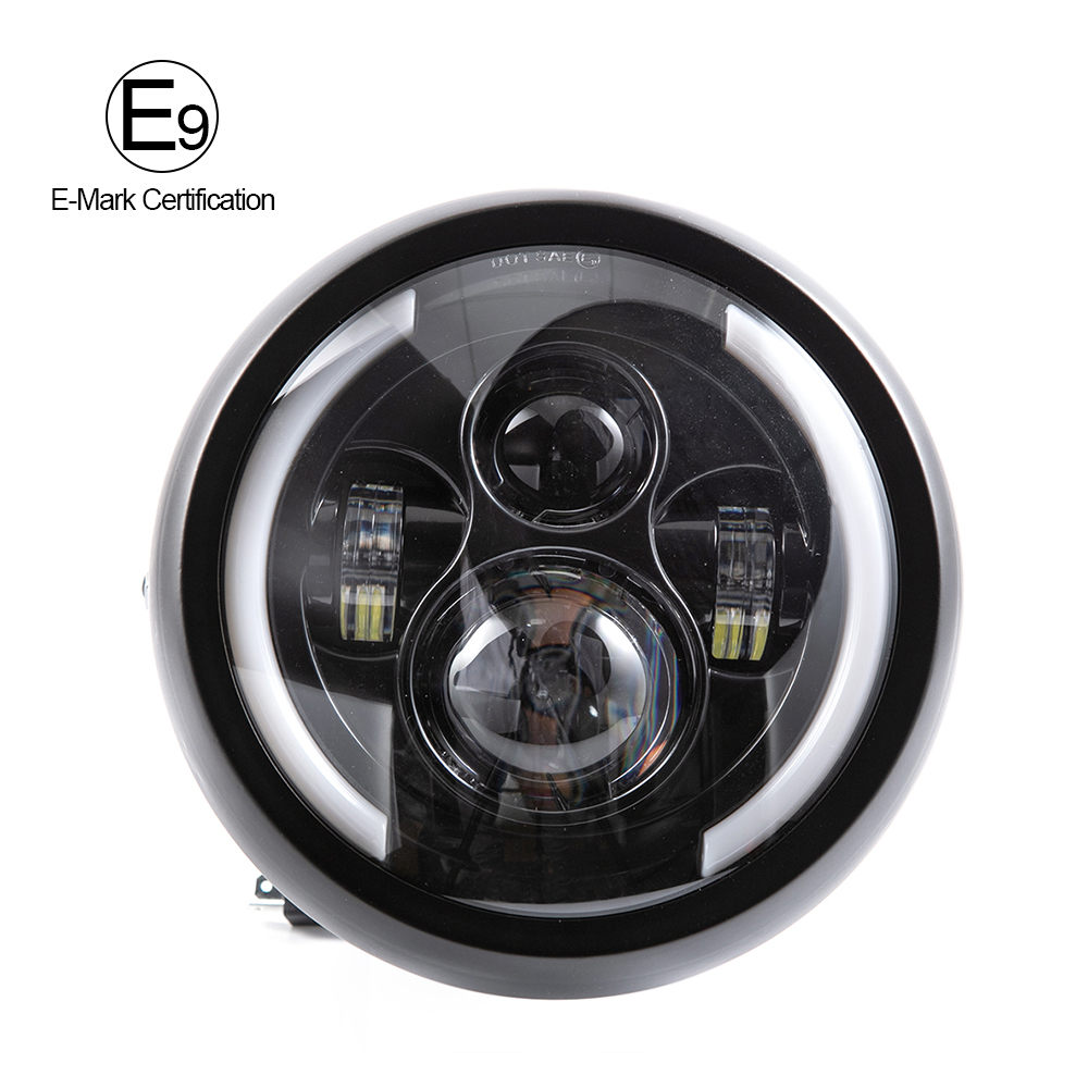 Universal Motorcycle Led Headlight Projector - 혼다 CB400 CB500 스즈키 BMW 야마하
