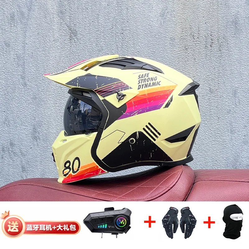 Orz 블루투스 헬멧 오프로드 오토바이 통풍 풀 헬멧, - Full Face Motorcycle Helmet With Bluetooth 리뷰 및 가격