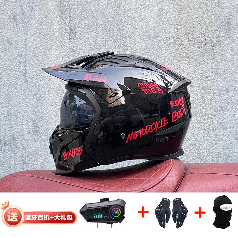 Orz 블루투스 헬멧 오프로드 오토바이 통풍 풀 헬멧, - Full Face Motorcycle Helmet With Bluetooth 리뷰 및 가격