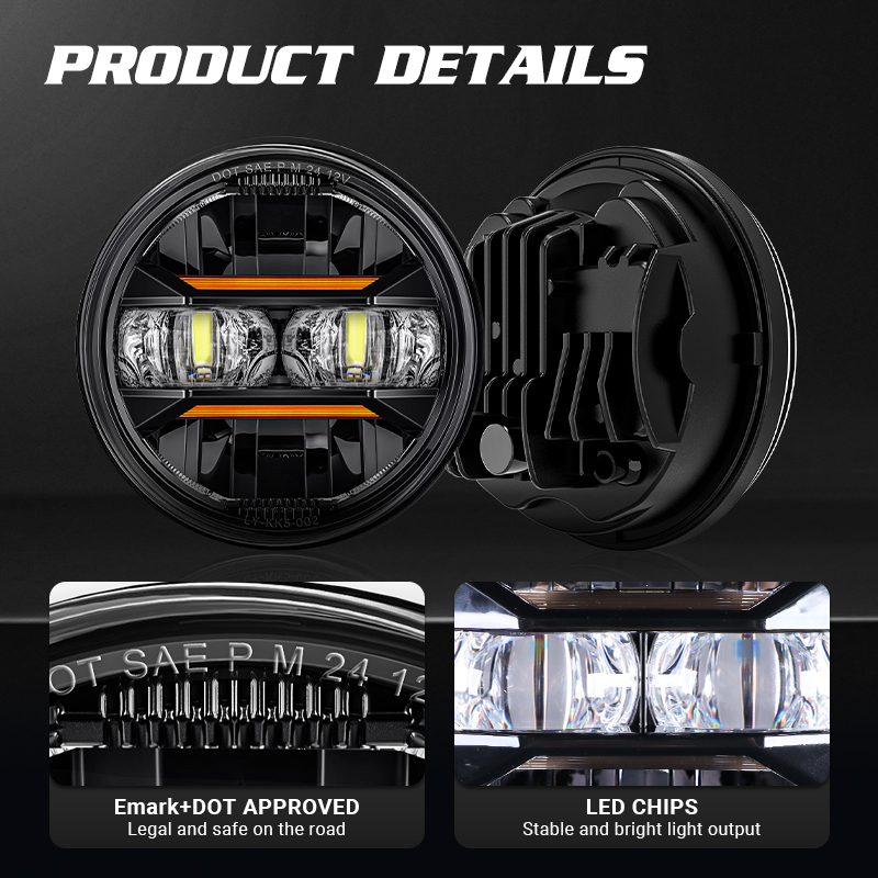 범용 자동차 오토바이 BMW 325i Harley In - Universal Motorcycle Led Headlight Projector 리뷰 및 가격