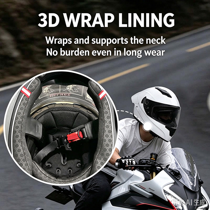 듀얼 바이저, 대형 리어 스포일러, 모터사이클 헬멧,  - Dual Visor Motorcycle Racing Helmet 리뷰 및 가격