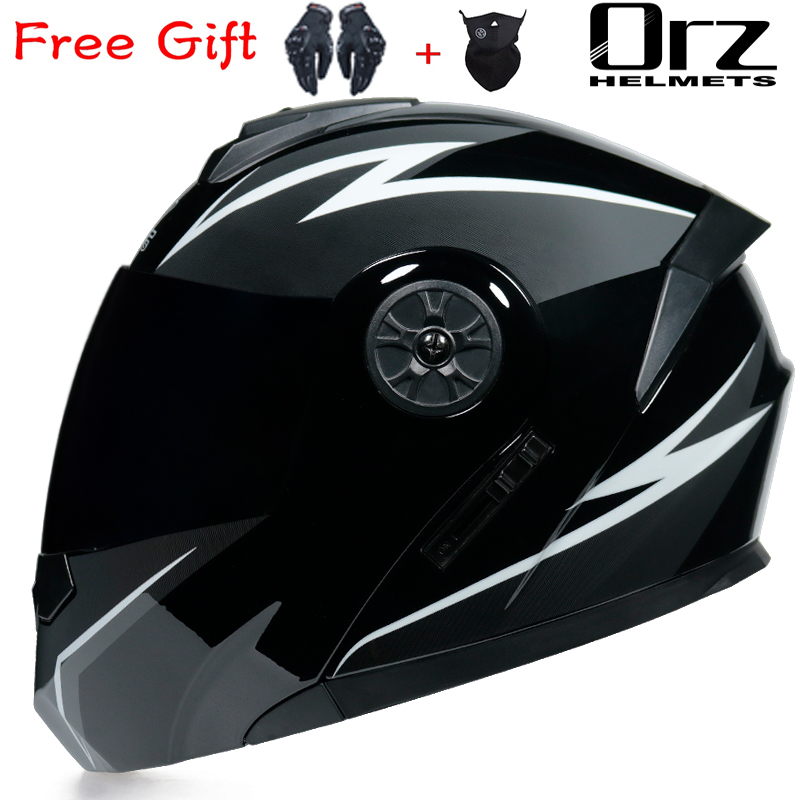 ORZ-161 최신 DOT 인증 안전 모듈식 플립 오토 - Full Face Motorcycle Helmet With Bluetooth 리뷰 및 가격