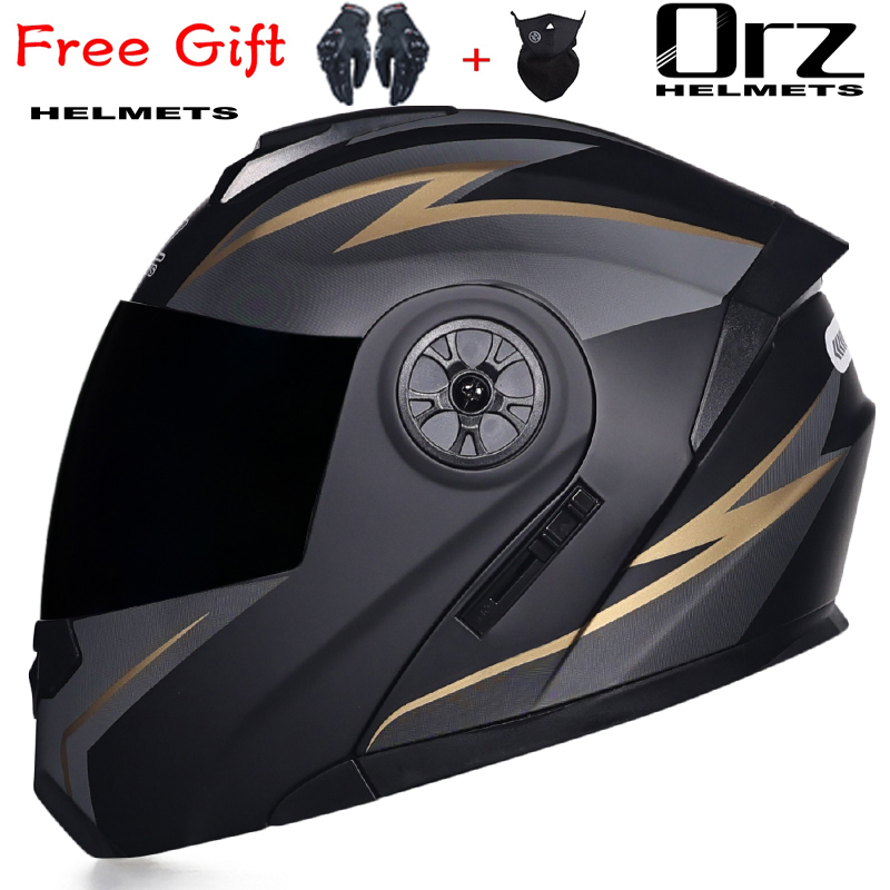 ORZ-161 최신 DOT 인증 안전 모듈식 플립 오토 - Full Face Motorcycle Helmet With Bluetooth 리뷰 및 가격