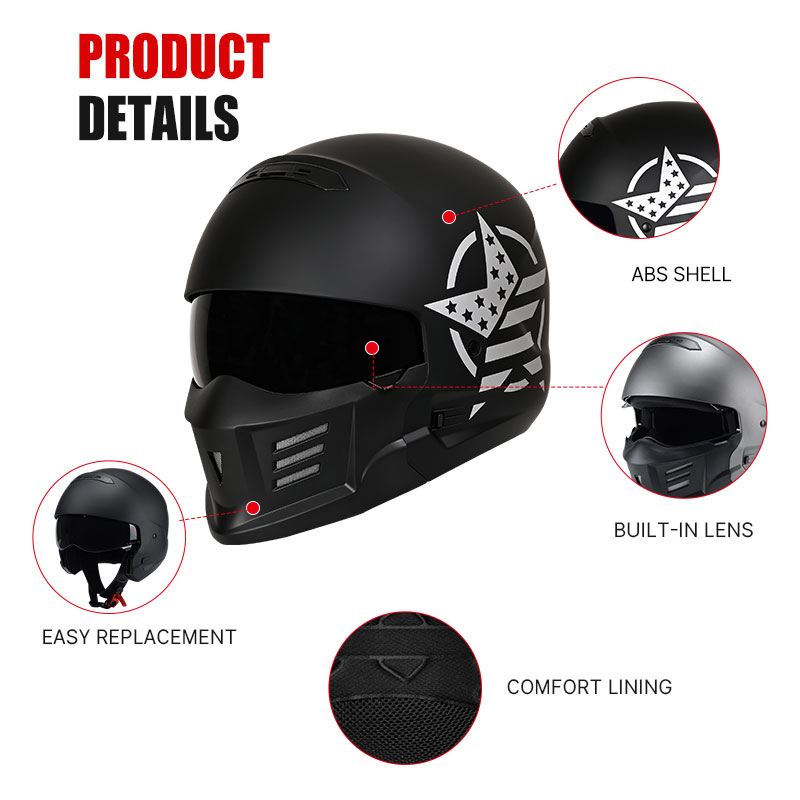 스콜피온 풀 페이스 헬멧, ABS 쉘 콤비네이션 오토바 - Full Face Motorcycle Helmet With Bluetooth 리뷰 및 가격