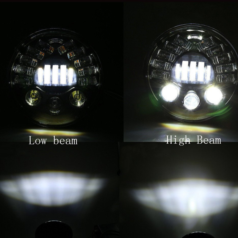 7인치 적응형 라운드 오토바이 LED 프로젝터 헤드라이 - Universal Motorcycle Led Headlight Projector 리뷰 및 가격