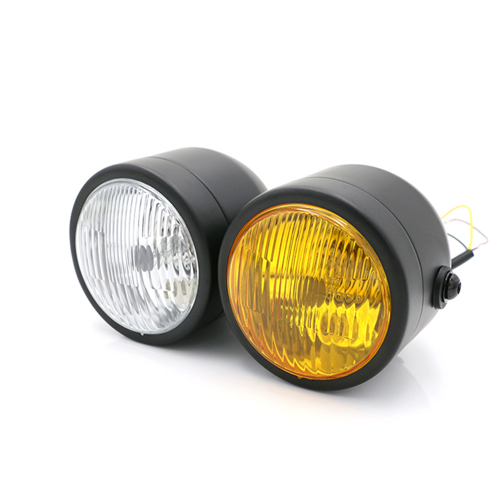 유니버설 H4 트윈 헤드라이트 오토바이 더블 듀얼 램프 - Universal Motorcycle Led Headlight Projector 리뷰 및 가격