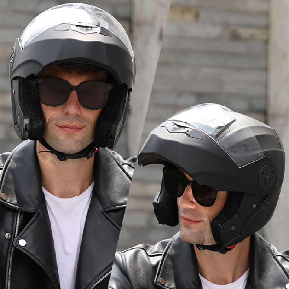 개인화 된 풀 페이스 카스코 플립 업 모토 크로스 레이 - Full Face Motorcycle Helmet With Bluetooth 리뷰 및 가격