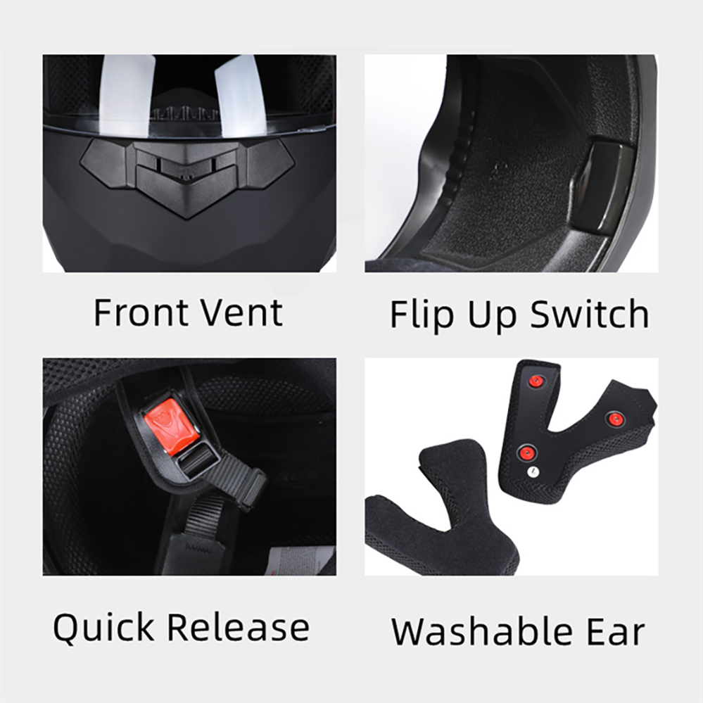 개인화 된 풀 페이스 카스코 플립 업 모토 크로스 레이 - Full Face Motorcycle Helmet With Bluetooth 리뷰 및 가격