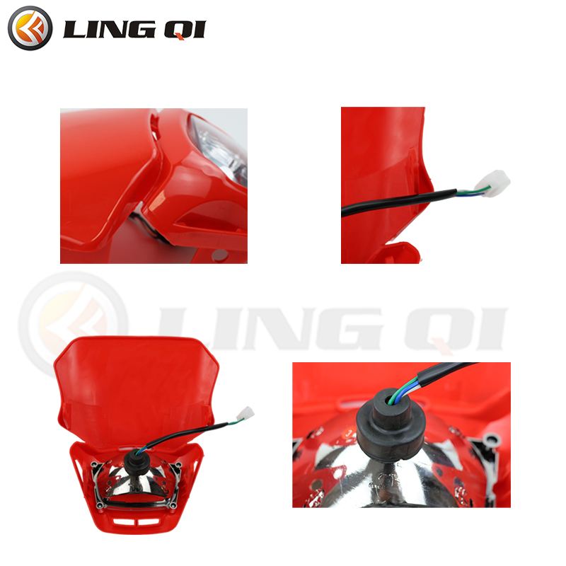 LINGQI 12V 35W LED 헤드라이트 PP 플라 - Universal Motorcycle Led Headlight Projector 리뷰 및 가격