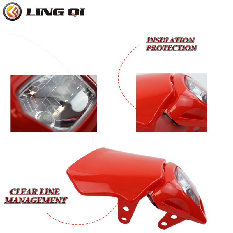 LINGQI 12V 35W LED 헤드라이트 PP 플라 - Universal Motorcycle Led Headlight Projector 리뷰 및 가격